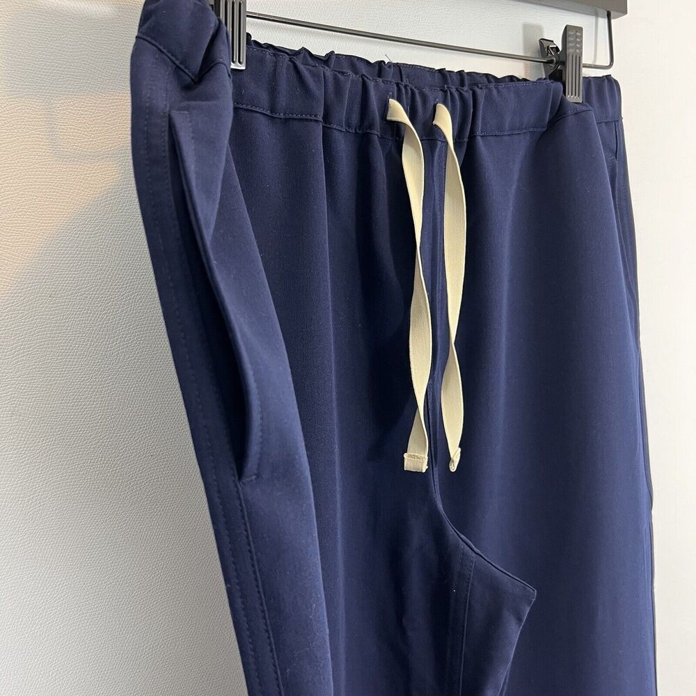 Figs Scrub Pants Men's S Navy‎ Blue Technical Collection Drawstring waist EUC - Picture 3 of 6